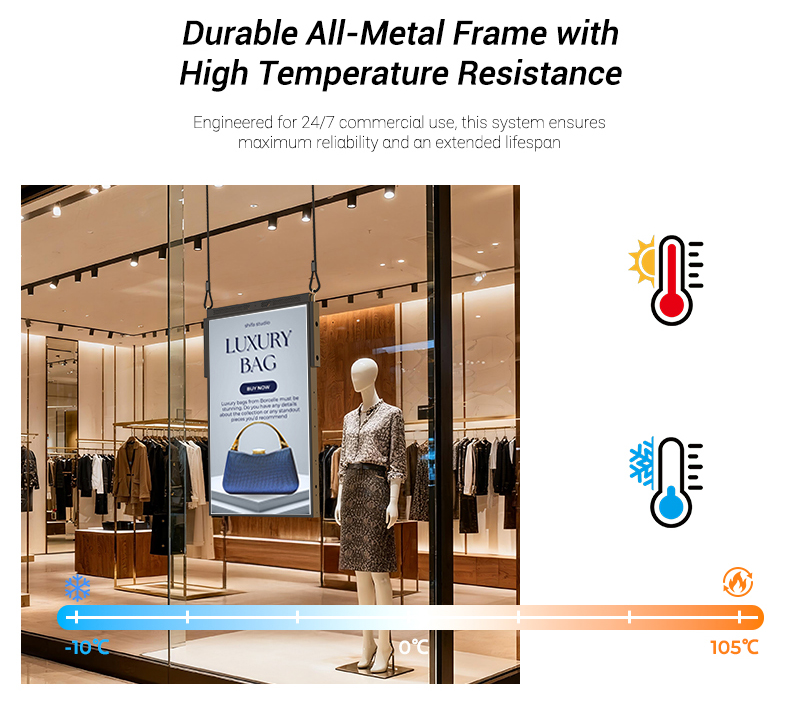 Outdoor digital signage