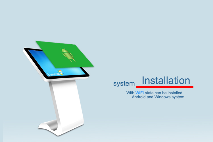 Model Number: MWE831 Interactive Digital Signage Kiosk With HD LCD Screen 